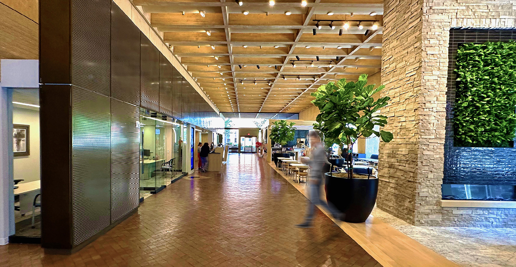 Lobby of Union Bank Place on 13th and O Street Lincoln Nebraska