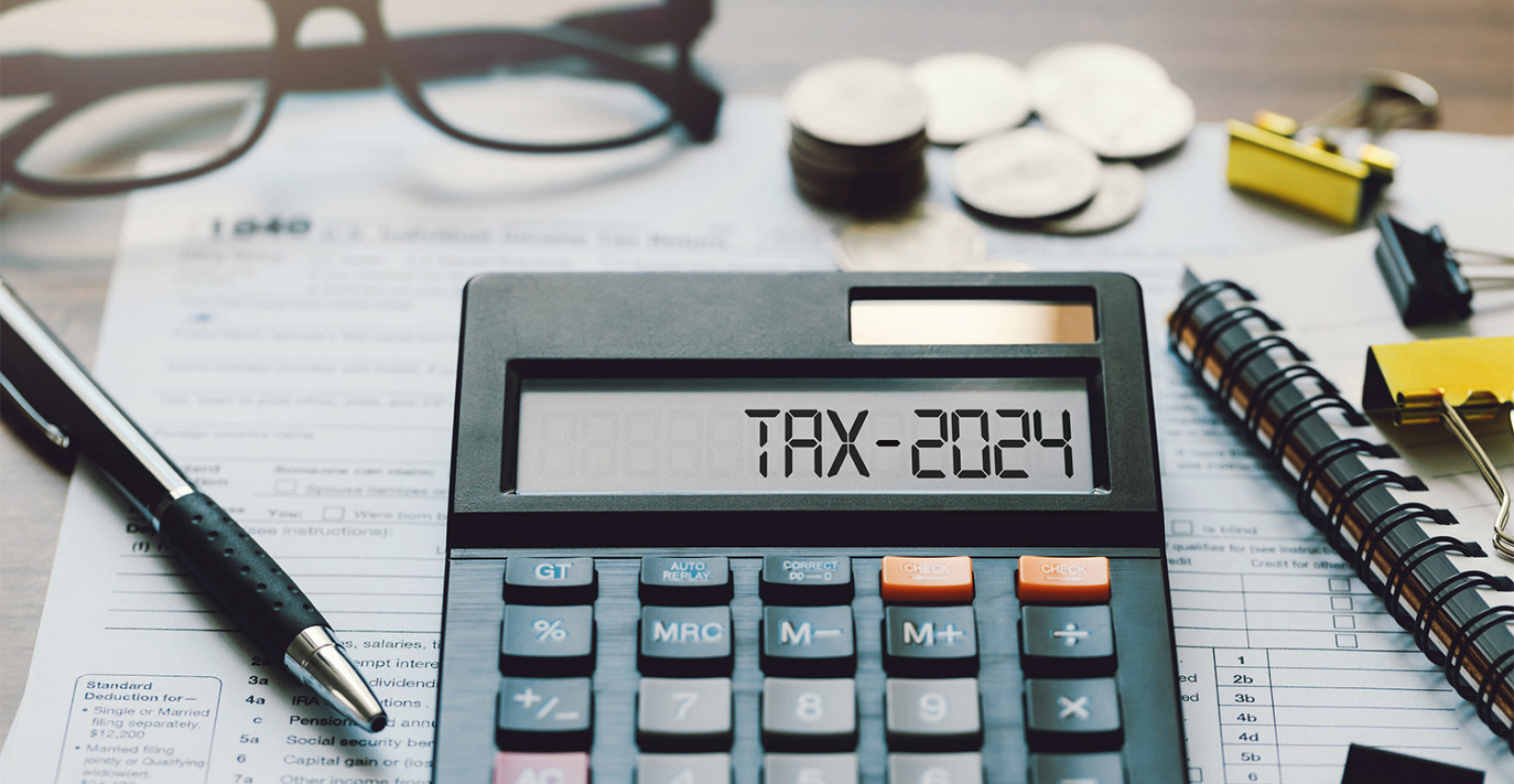 calculator that reads taxes 2024