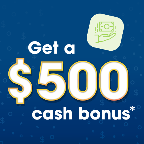 Get a $500 cash bonus with UBT