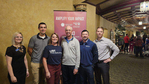 A group of UBT employees at the United Way kickoff breakfast
