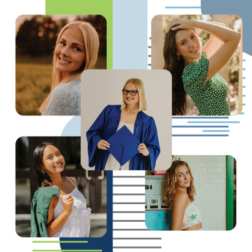 A collage of UBT scholarship winners