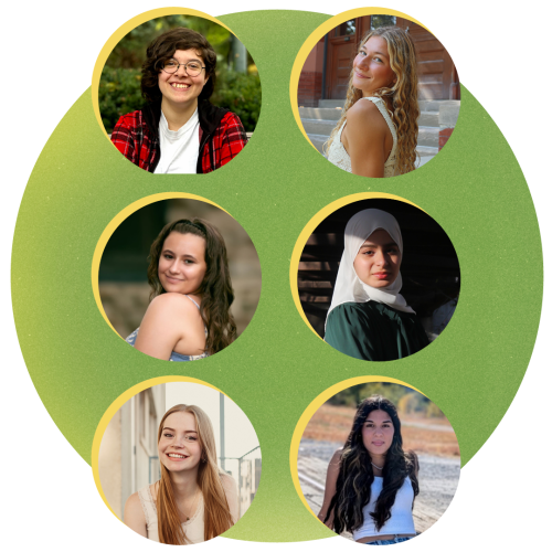 collage of student photographs