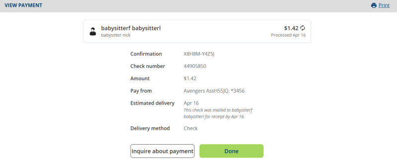 Screenshot of Billpay in UBTgo