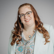 A headshot of Heather Rhea