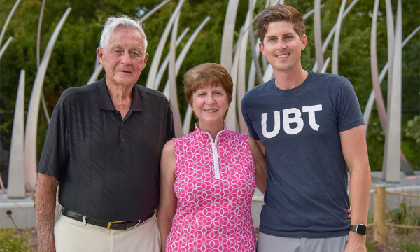 A photo of Jay Dunlap, Angie Muhleisen, and Jason Muhleisen